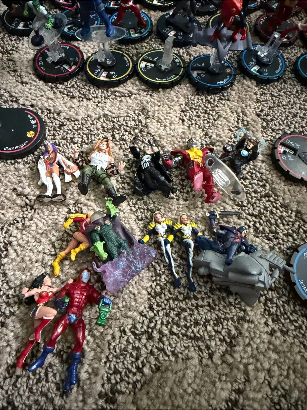 Wizkids Games Heroclix Lot DC Marvel Batman Game Toy Collection Figure Hero Clix